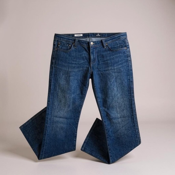 AG Ballad Mid Rise Slim Boot Cut Jeans - Picture 1 of 6